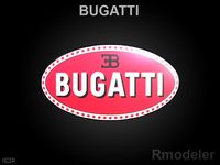 Bugatti 3d Logo3d model