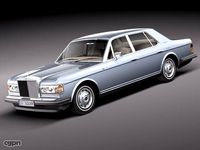 Rolls Royce silver spirit-spur 1980-19983d model