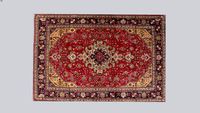 6'8 x 10'2 Hand-Knotted Persian Tabriz Rug, 1970