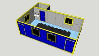 Portable Dining Hall Container for Industrial Site
