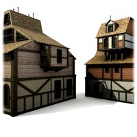 Medieval Building Pack 2 3D Model