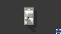 2-Stall Seat Cover, Paper Dispenser & Napkin Disposal Combination Unit