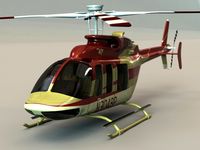 Bell 407 Helicopter3d model