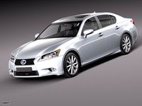 Lexus GS 300h 20143d model