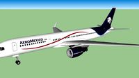 Boeing B757 Aeroméxico Blanco