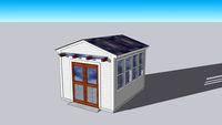 Half Greenhouse Half Shed