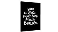 Quadro Vida Bonita - Galeria9, por Agnello