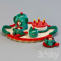 A set of children&amp;#39;s dishes from Djeco Tea Party at Chanterelle