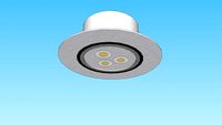 Downlight Kitchenset, Backdrop, Partisi