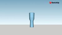 32 mm to 49 mm vacuum hose adapter