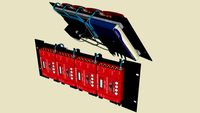 Quad 12G-CROSS 4RU Assembly