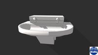 ADA BradMate Washfountain with TouchTime Activation