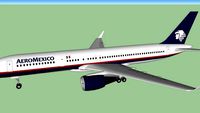 Boeing B757 Aeroméxico Plata