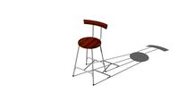Modern bar stool for kitchen or restaurant