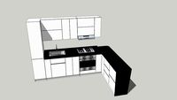 cocina distribucion completa de cajoines