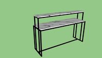 Mesa Metalon dupla face