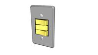 Conjunto Interruptor Triplo