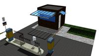 Toldo de Policarbonato Reto com Viga-Calha e Toldo Curvo - Polysolution