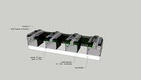 Linha de Perfis de aluminio para cobertura de Policarbonato - Polysolution