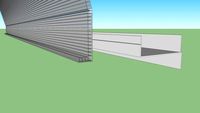 Perfil de Aluminio Montante para Veneziana Industrial ref 80