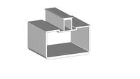 Perfil de Aluminio Estrutural para Policarbonato PC5512