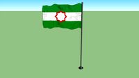 Another nationalist flag using traditional Tartessos 8-point star