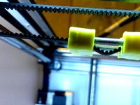 belt tensioner, inline and to use without cutting the beld. by 3DAmsterdam