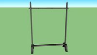 Clothing display stand