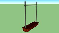 Clothing display stand
