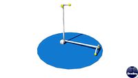 Wall-Mounted Barrier Free Swing Down Classic Eyewash