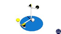 Deck-Mounted Swing-Down Eye and Face Wash