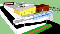 modelado centro vacacional