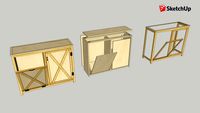 Trashbin Cabinet HH