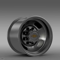Chevrolet Silverado 3500HD 2008 rear rim3d model