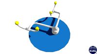 Swing Activated Eyewash Fixture