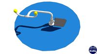 Eyewash Laboratory Application - Right Hand Mount