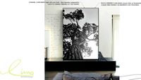 Quadro decorativo natureza preto e branco