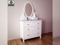 IKEA HEMNES chest with mirror 3D Model