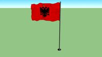 Flag of the Albanian Kingdom from 1934 to 1939.