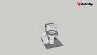 Toilet For Sit And Piss And Poop