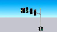traffic light中国 上海 红绿灯CHN roadlight -ShanghaiChina woshidbjman 路政设施 CHN]