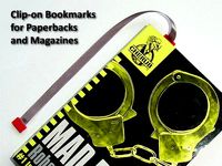 clip-on Bookmarks for Paperbacks and Magazines - No relocating required as you read. by muzz64