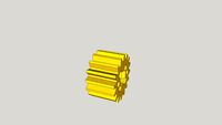Engranaje 16 dientes para motor DC 3-6v T