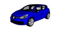 CAR RENAULT CLIO GT 2019 BLUE ELECTRIC COLOR