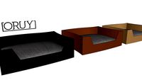 Cama pet pequena ORUY Tibe cachorro bed dog couro sintético cão decor