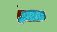 Piscina com hidro