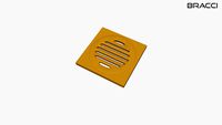 Ralo 10x10 Dourado B09005G BRACCI
