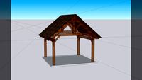 Timber framed 14x14 pavilion