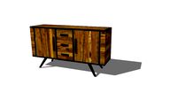 ZAGO Buffet Acacia MDF CUSCO-MB2P+3T