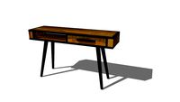 ZAGO Console Acacia MDF Métal Pin CUSCO-CON130